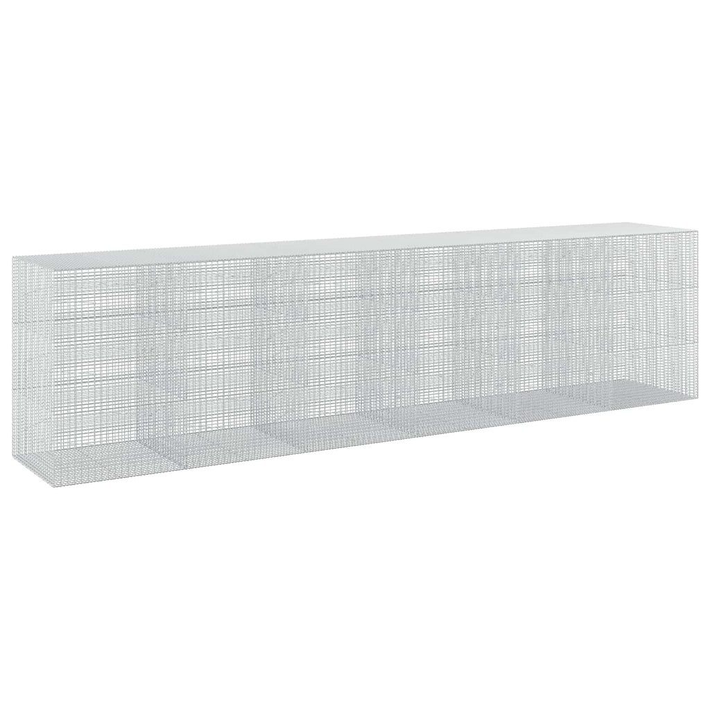 vidaXL Gabion z drutu 3,5 mm i siatką 5x2,5 cm 600x100x150 cm