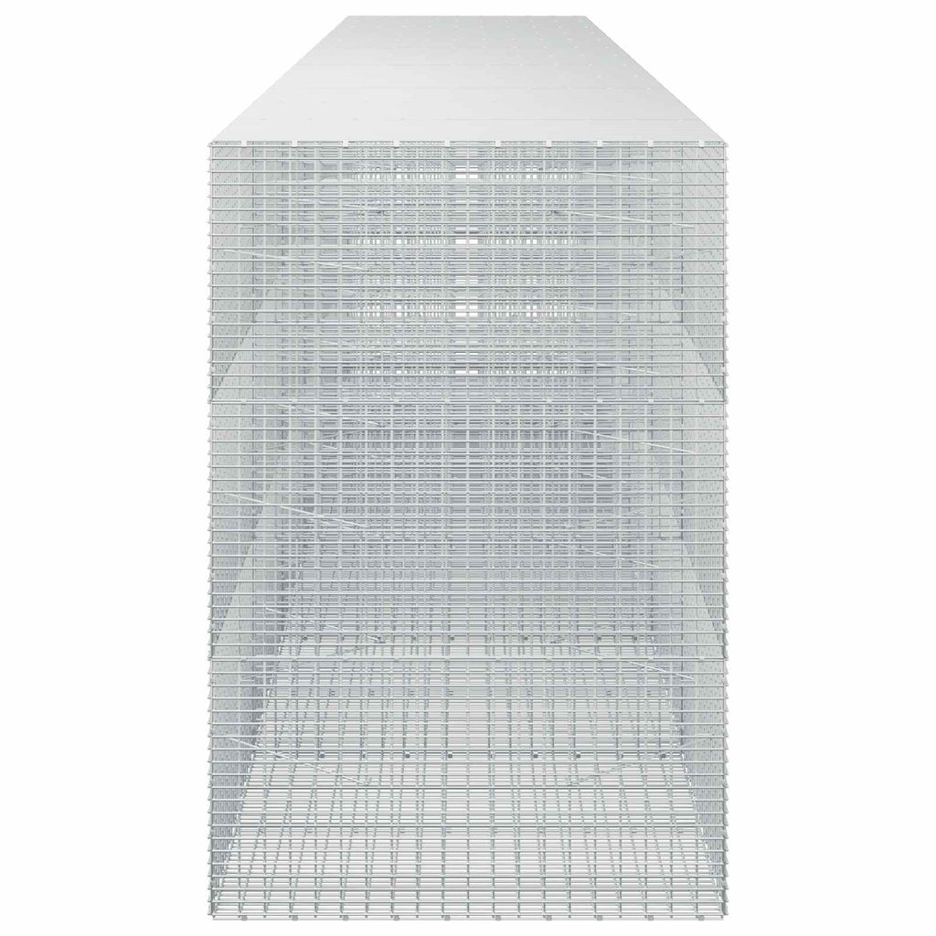 vidaXL Gabion z drutu 3,5 mm i siatką 5x2,5 cm 600x100x150 cm