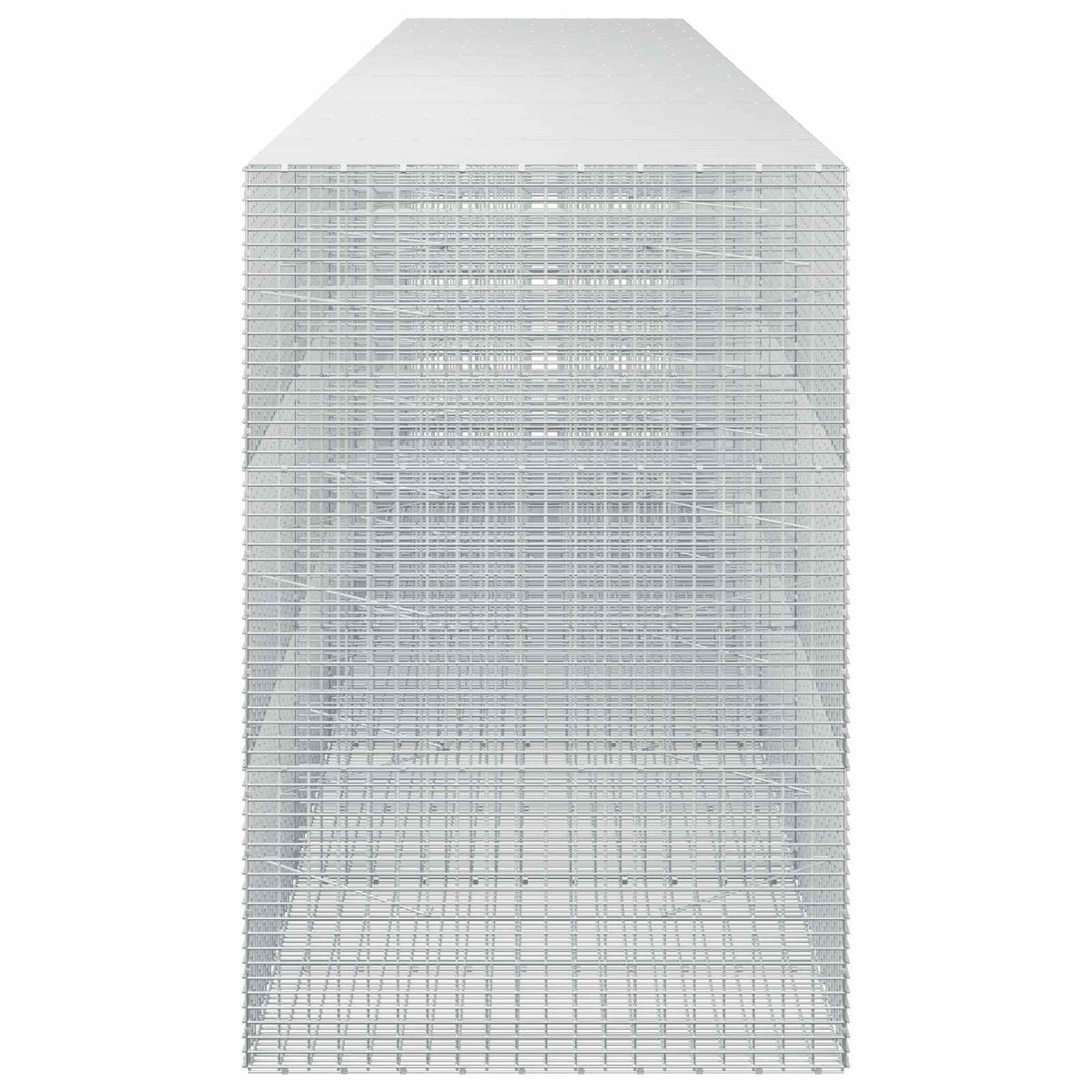vidaXL Gabion z drutu 3,5 mm i siatką 5x2,5 cm 600x100x150 cm