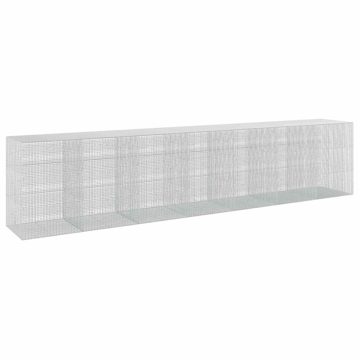 vidaXL Gabion z drutu 3,5 mm i siatką 5x2,5 cm 700x100x150 cm
