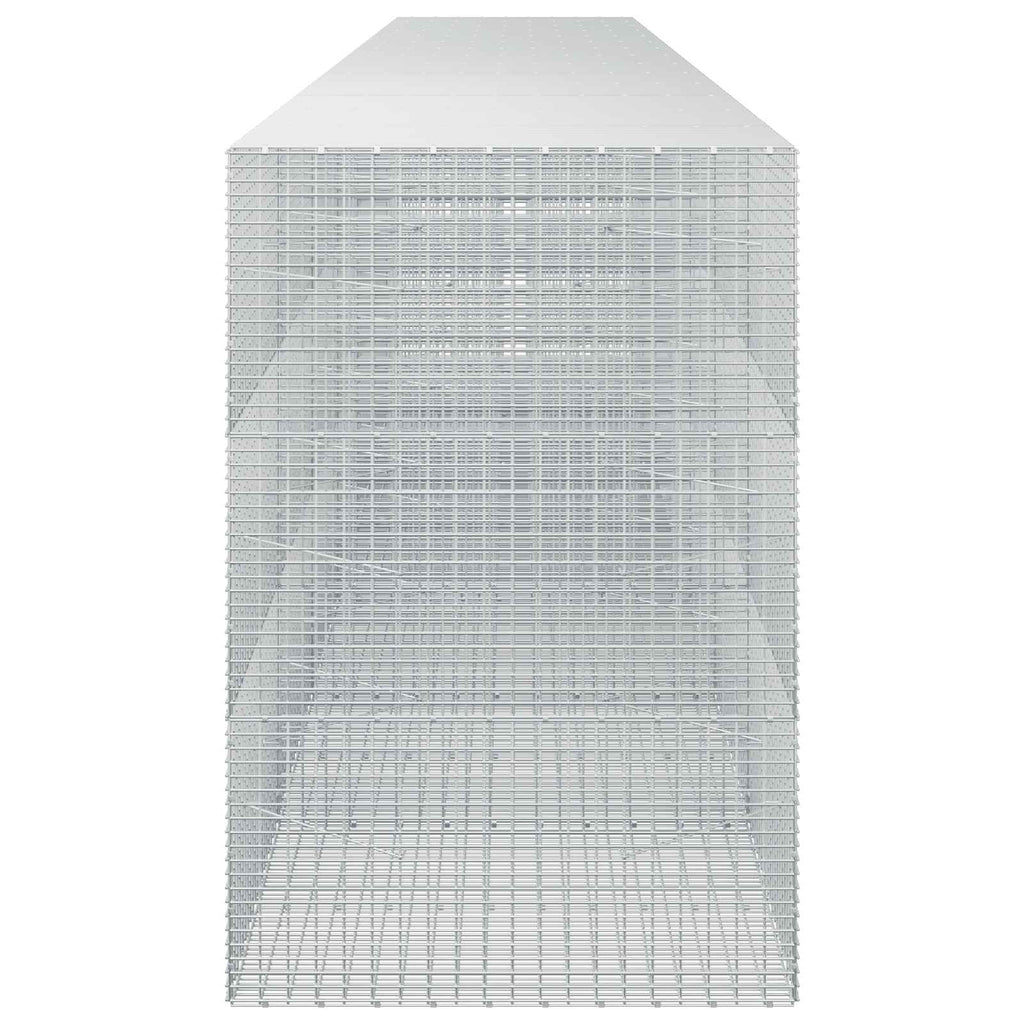 vidaXL Gabion z drutu 3,5 mm i siatką 5x2,5 cm 700x100x150 cm