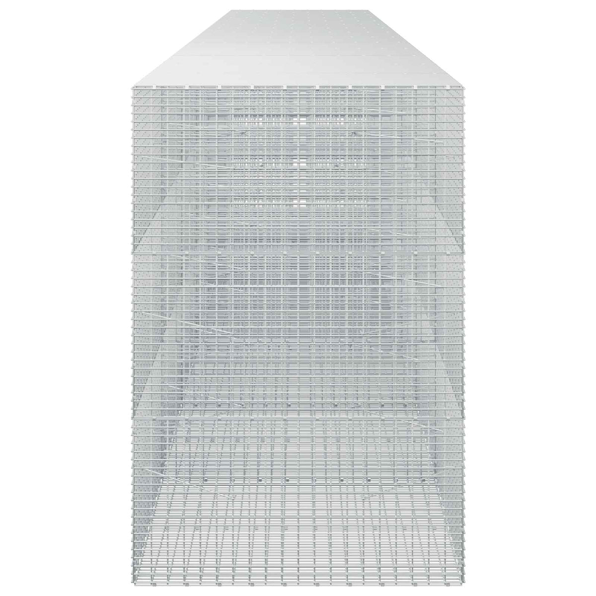 vidaXL Gabion z drutu 3,5 mm i siatką 5x2,5 cm 700x100x150 cm