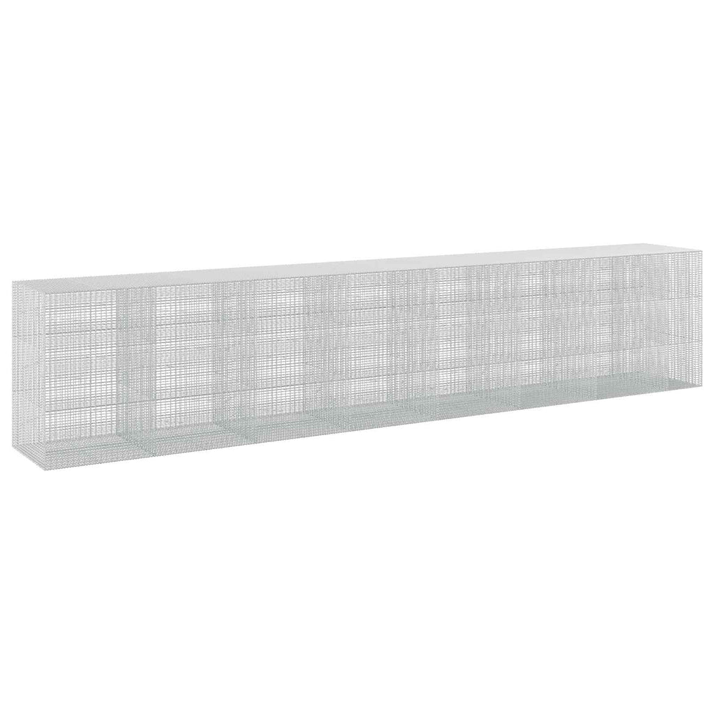 vidaXL Gabion z drutu 3,5 mm i siatką 5x2,5 cm 750x100x150 cm
