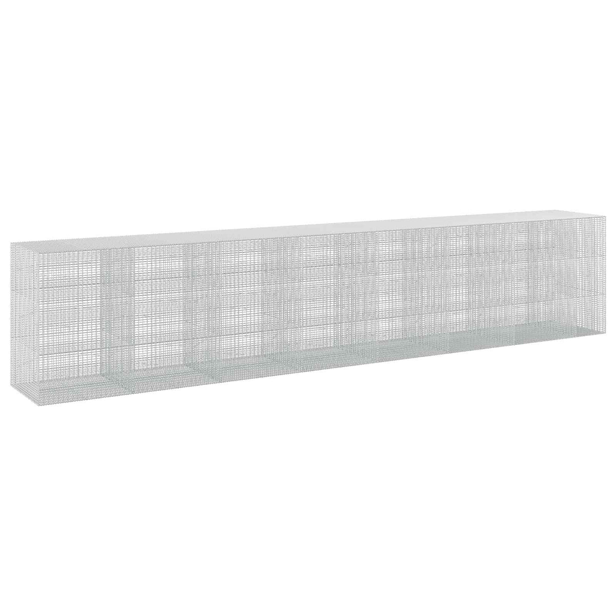 vidaXL Gabion z drutu 3,5 mm i siatką 5x2,5 cm 750x100x150 cm