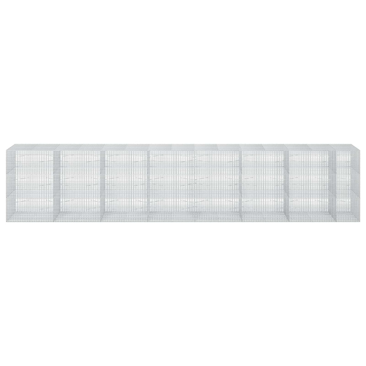 vidaXL Gabion z drutu 3,5 mm i siatką 5x2,5 cm 750x100x150 cm