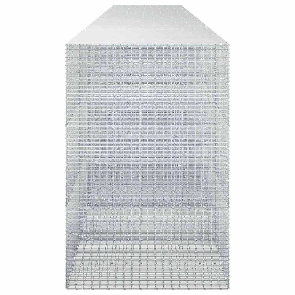 vidaXL Gabion z drutu 3,5 mm i siatką 5x2,5 cm 750x100x150 cm