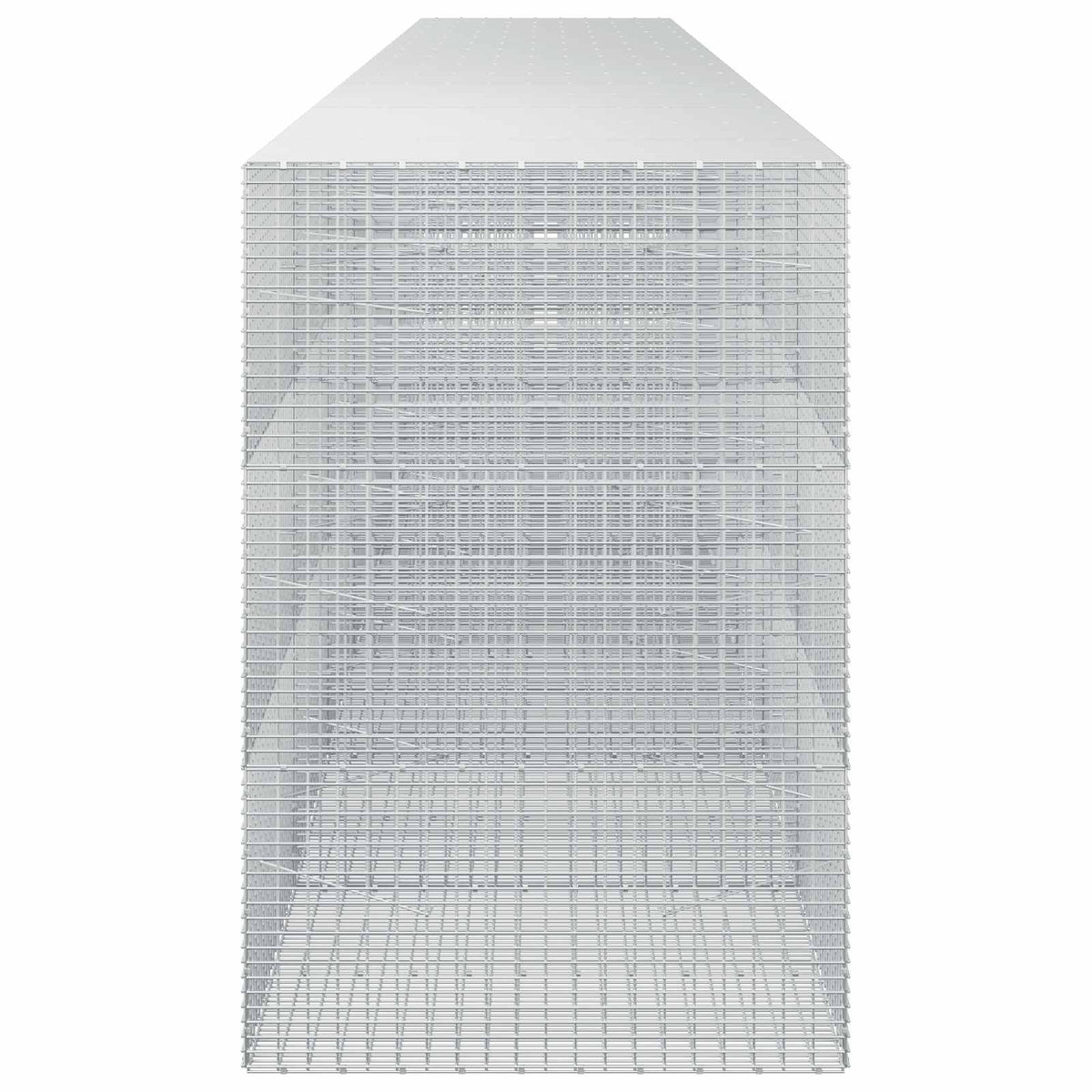 vidaXL Gabion z drutu 3,5 mm i siatką 5x2,5 cm 750x100x150 cm