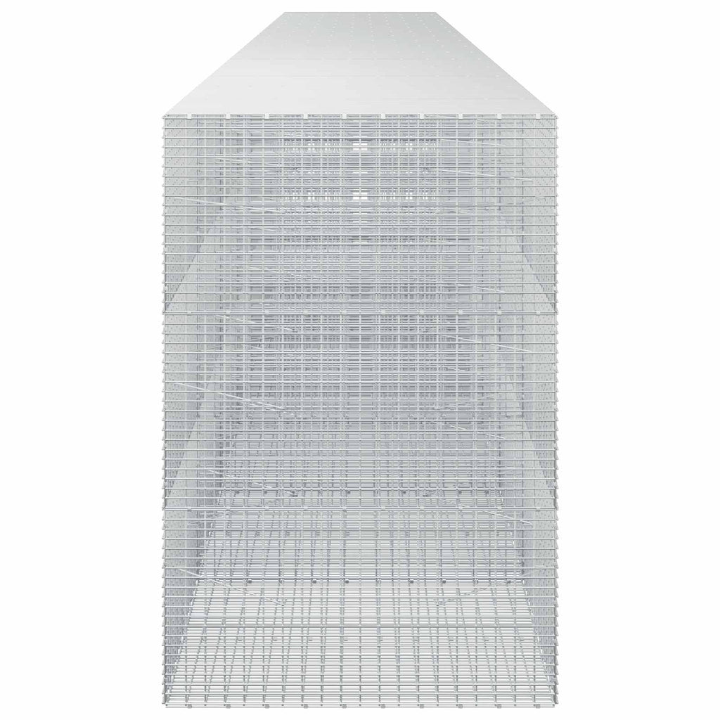 vidaXL Gabion z drutu 3,5 mm i siatką 5x2,5 cm 800x100x150 cm