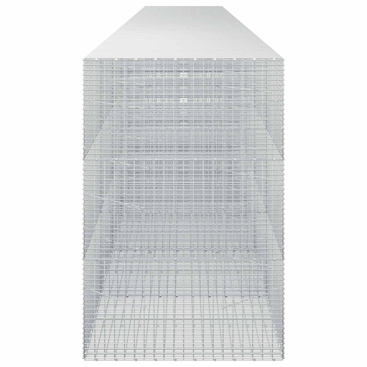 vidaXL Gabion z drutu 3,5 mm i siatką 5x2,5 cm 800x100x150 cm