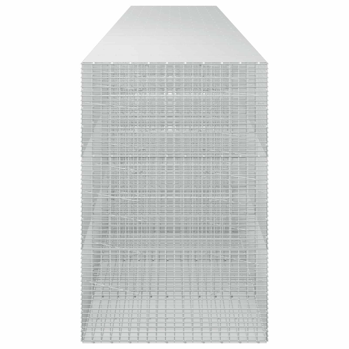 vidaXL Gabion z drutu 3,5 mm i siatką 5x2,5 cm 850x100x150 cm