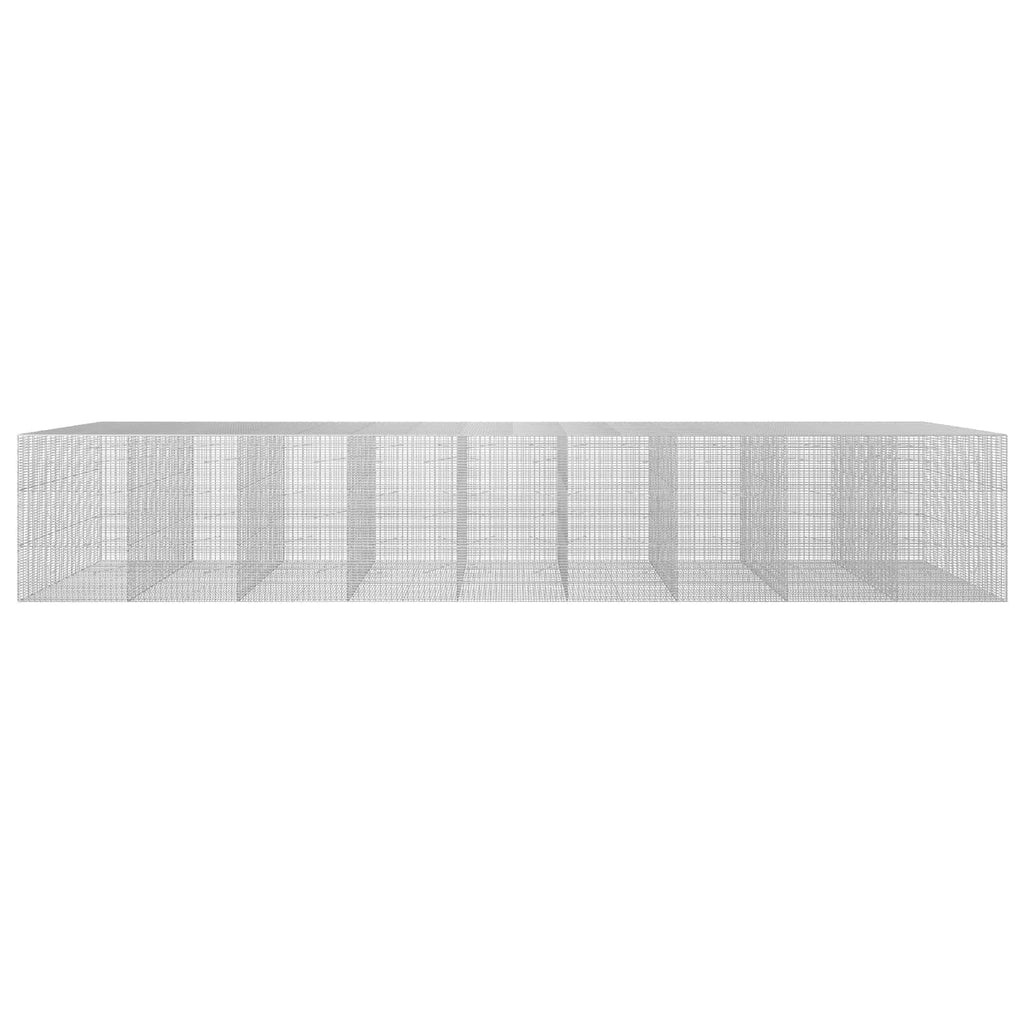 vidaXL Gabion z drutu 3,5 mm i siatką 5x2,5 cm 900x100x150 cm