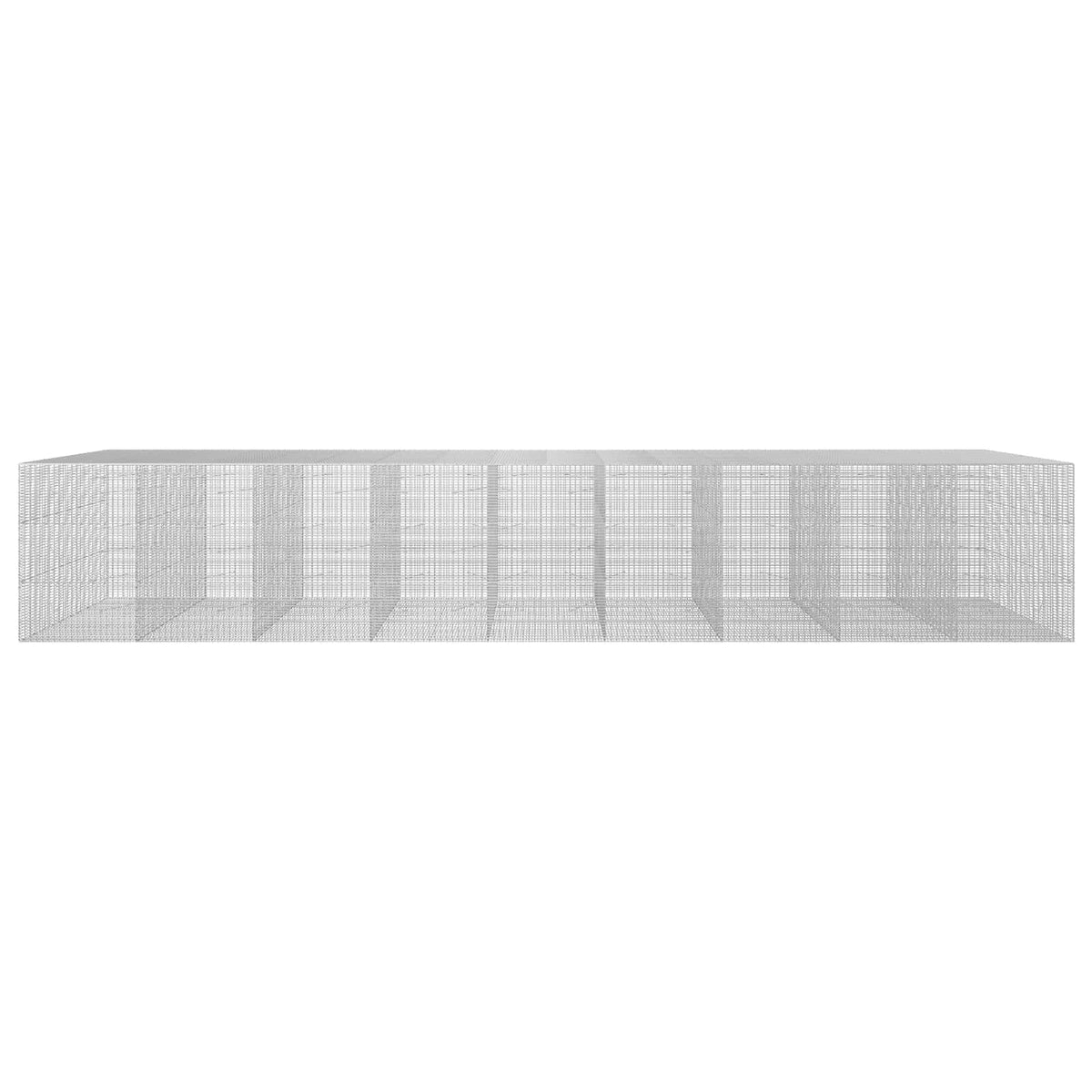 vidaXL Gabion z drutu 3,5 mm i siatką 5x2,5 cm 900x100x150 cm