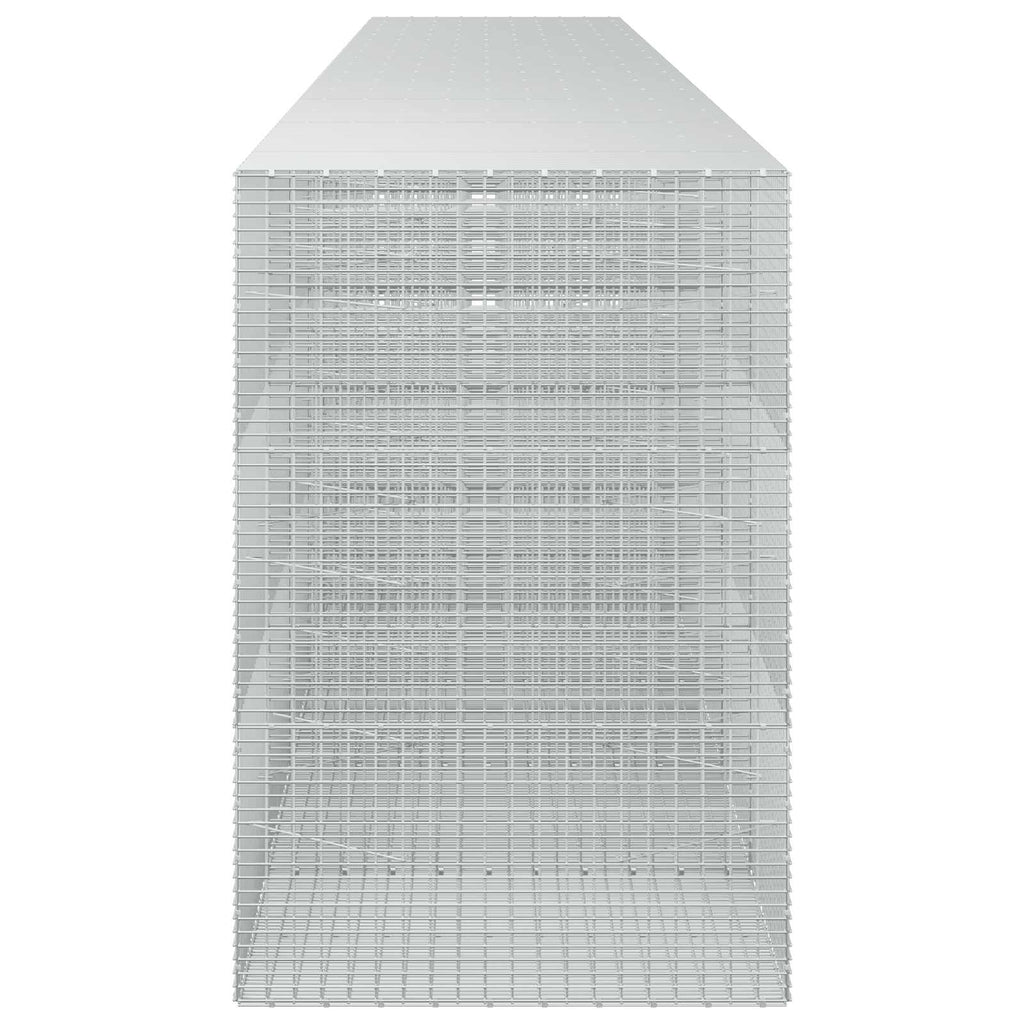 vidaXL Gabion z drutu 3,5 mm i siatką 5x2,5 cm 900x100x150 cm