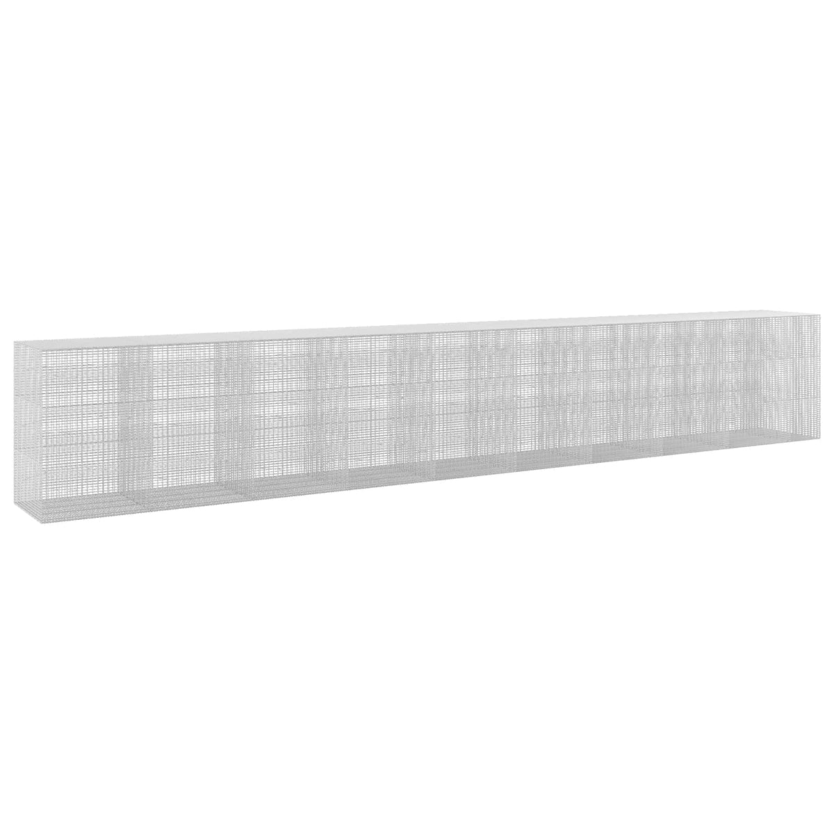 vidaXL Gabion z drutu 3,5 mm i siatką 5x2,5 cm 950x100x150 cm