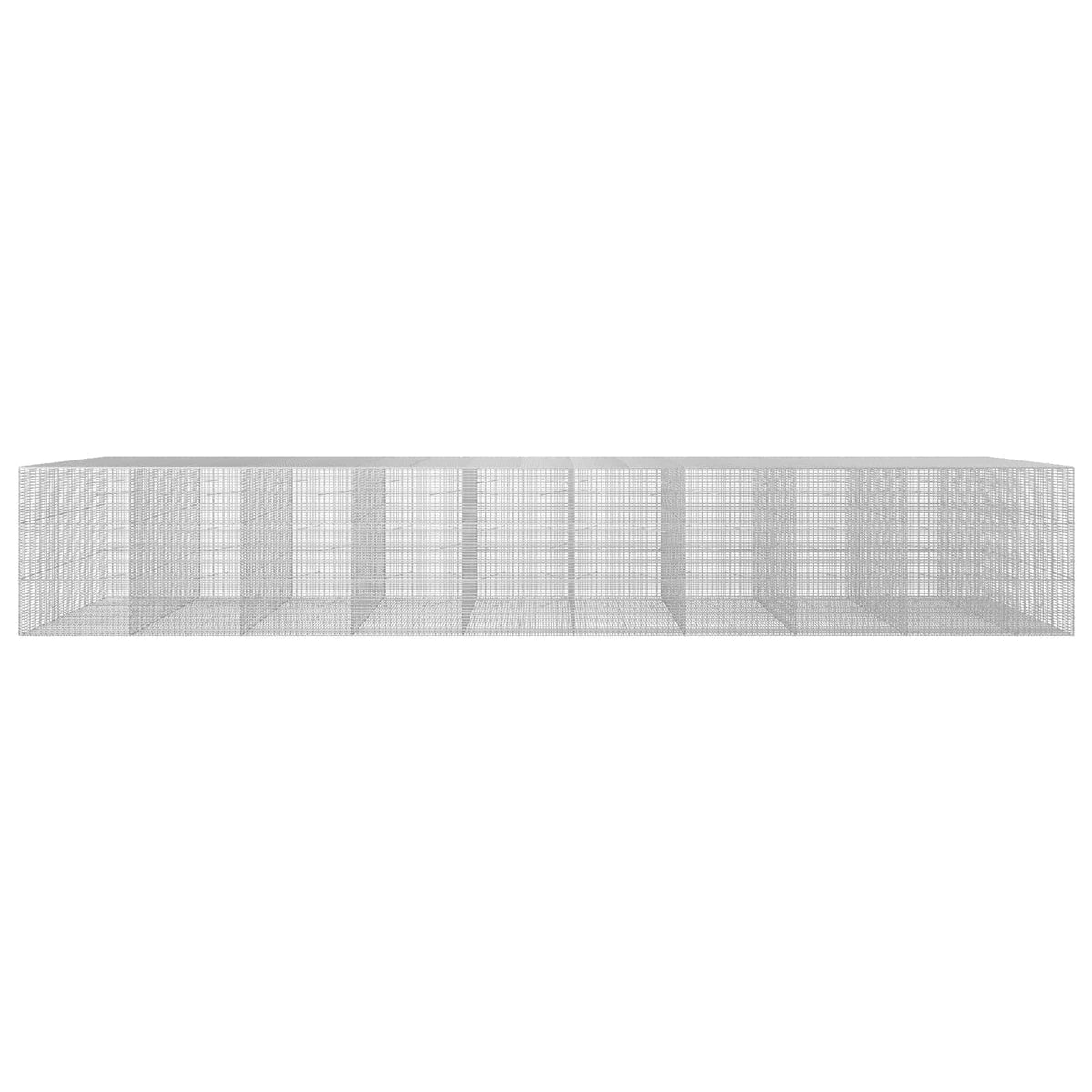 vidaXL Gabion z drutu 3,5 mm i siatką 5x2,5 cm 950x100x150 cm