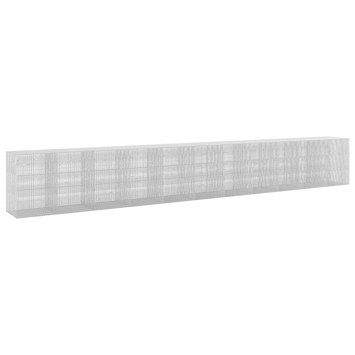 vidaXL Gabion z drutu 3,5 mm i siatką 5x2,5 cm 1100x100x150 cm