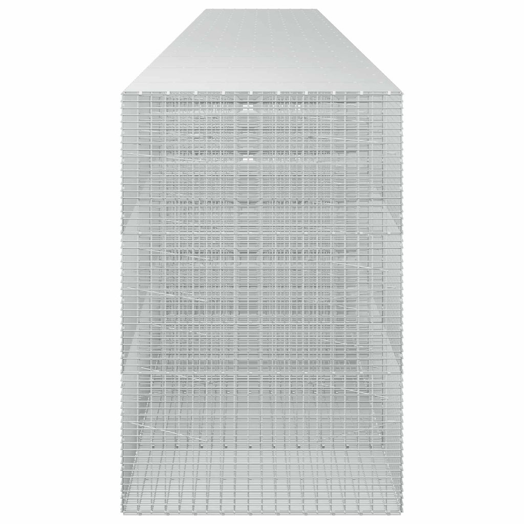 vidaXL Gabion z drutu 3,5 mm i siatką 5x2,5 cm 1100x100x150 cm