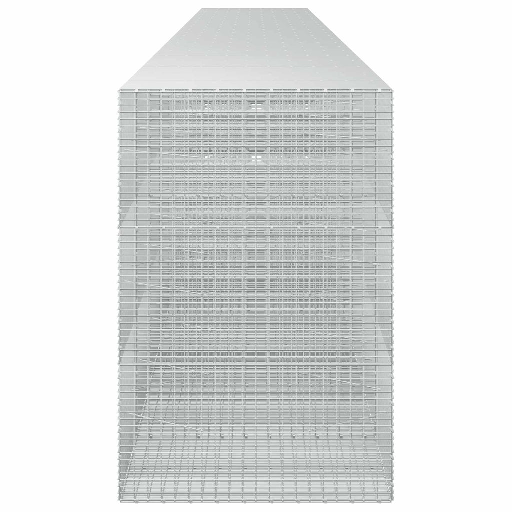 vidaXL Gabion z drutu 3,5 mm i siatką 5x2,5 cm 1150x100x150 cm