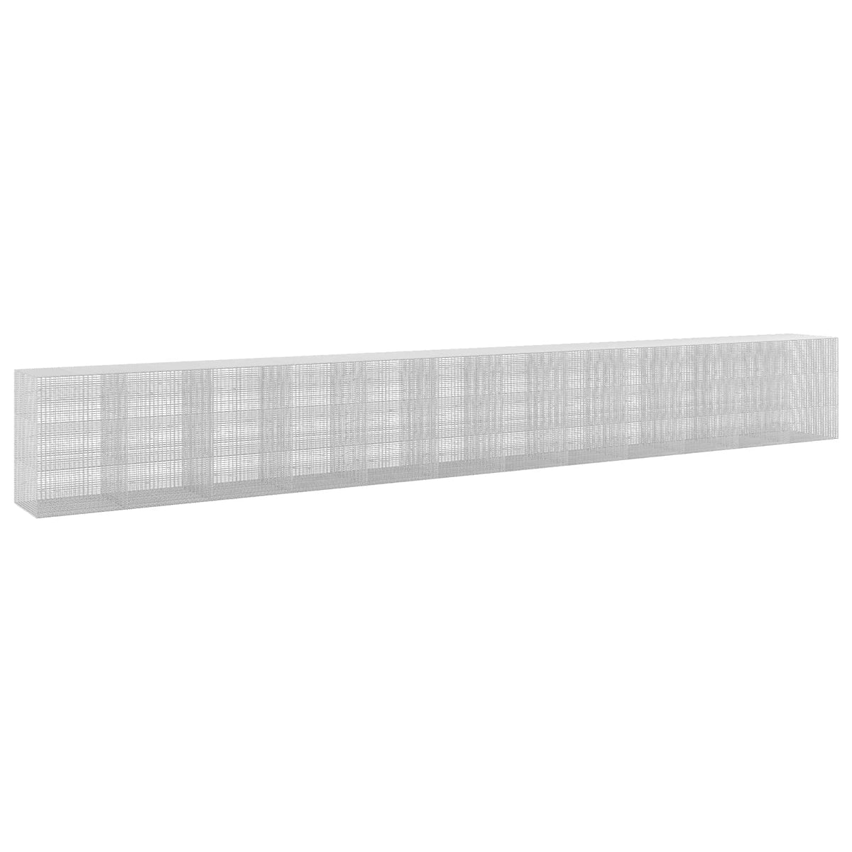 vidaXL Gabion z drutu 3,5 mm i siatką 5x2,5 cm 1200x100x150 cm