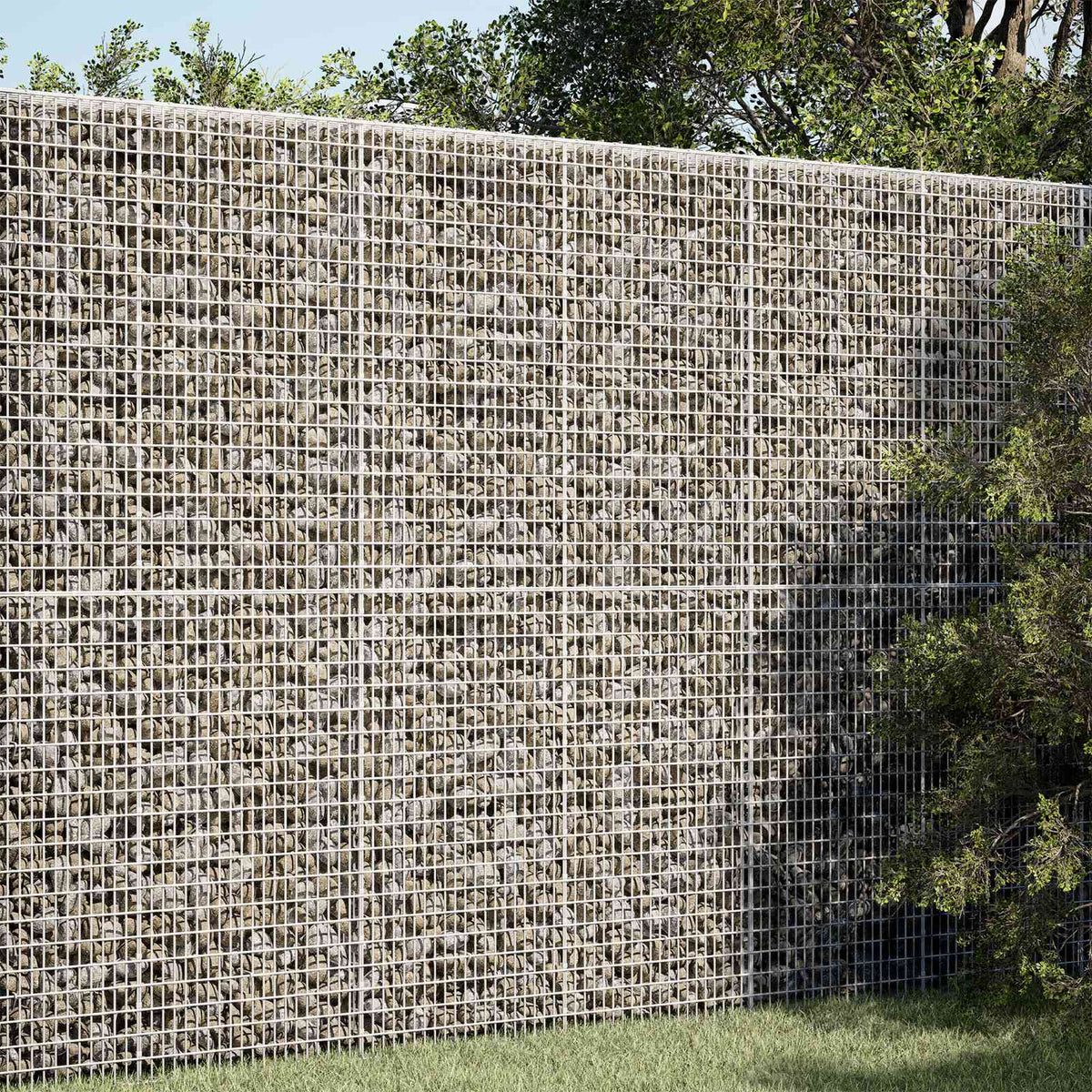 vidaXL Gabion z drutu 3,5 mm i siatką 5x2,5 cm 150x100x200 cm