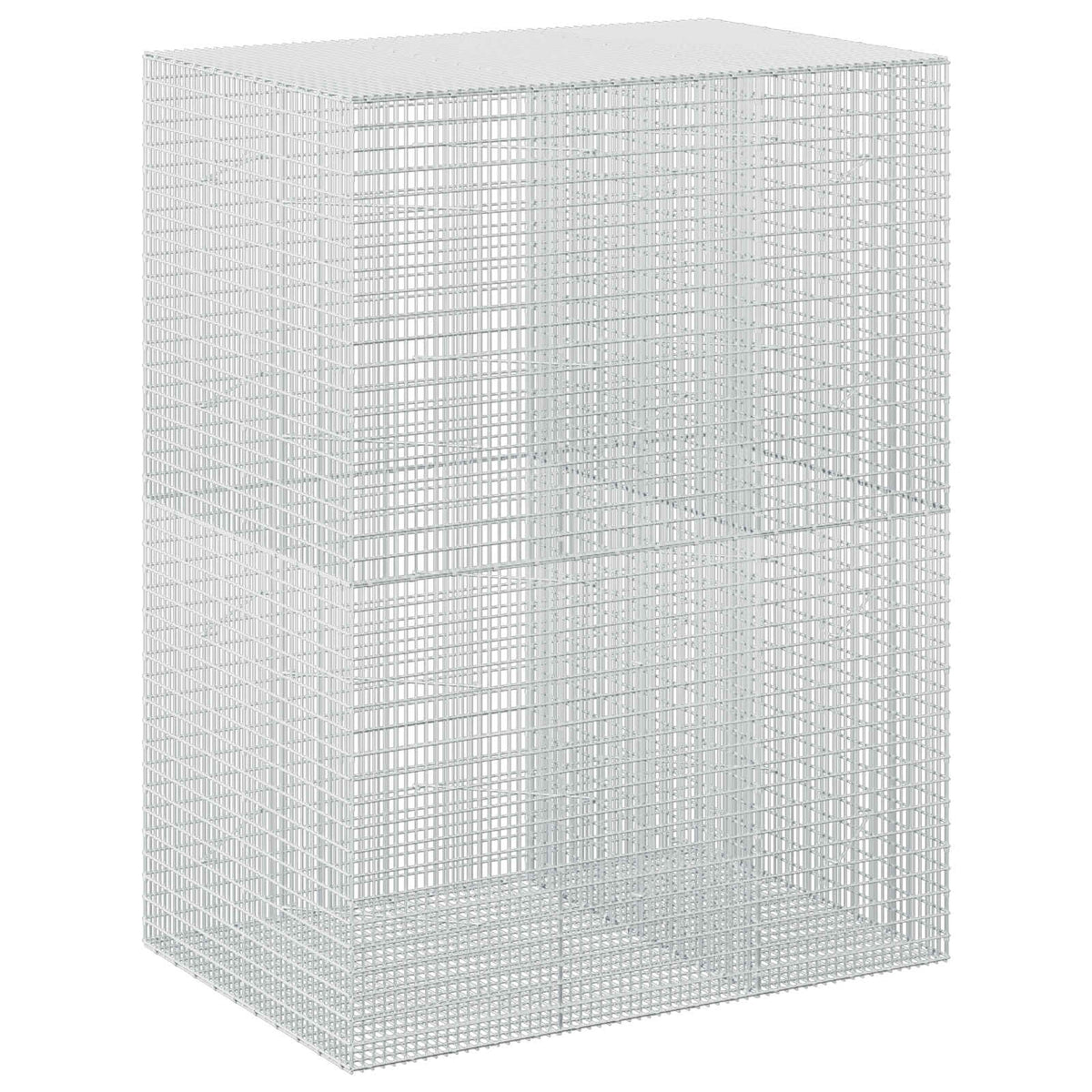 vidaXL Gabion z drutu 3,5 mm i siatką 5x2,5 cm 150x100x200 cm