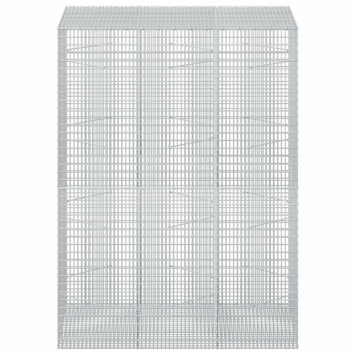vidaXL Gabion z drutu 3,5 mm i siatką 5x2,5 cm 150x100x200 cm