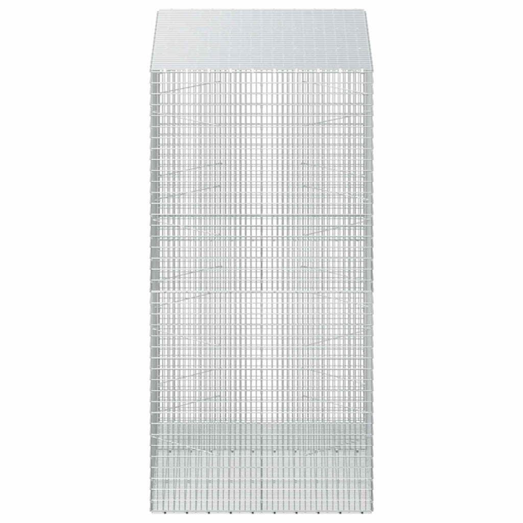 vidaXL Gabion z drutu 3,5 mm i siatką 5x2,5 cm 150x100x200 cm