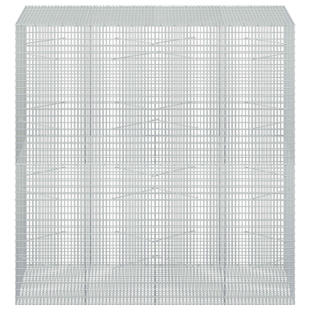 vidaXL Gabion z drutu 3,5 mm i siatką 5x2,5 cm 200x100x200 cm