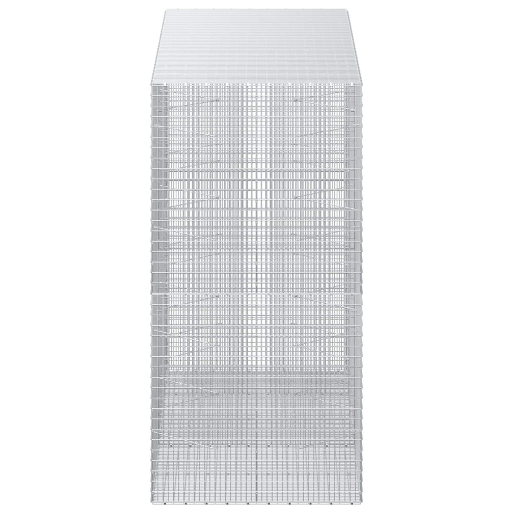 vidaXL Gabion z drutu 3,5 mm i siatką 5x2,5 cm 250x100x200 cm