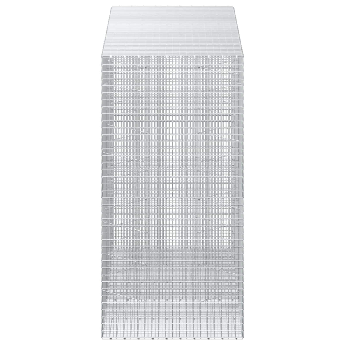 vidaXL Gabion z drutu 3,5 mm i siatką 5x2,5 cm 250x100x200 cm
