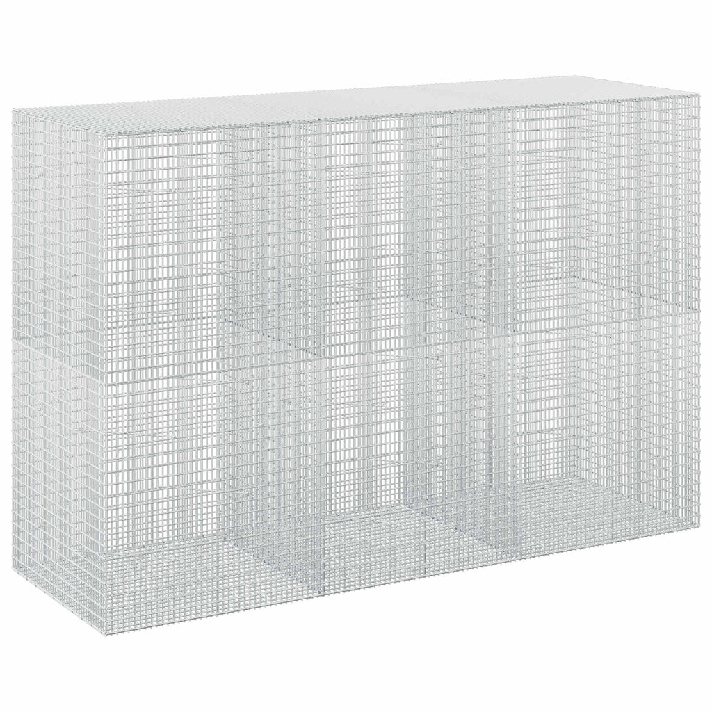 vidaXL Gabion z drutu 3,5 mm i siatką 5x2,5 cm 300x100x200 cm