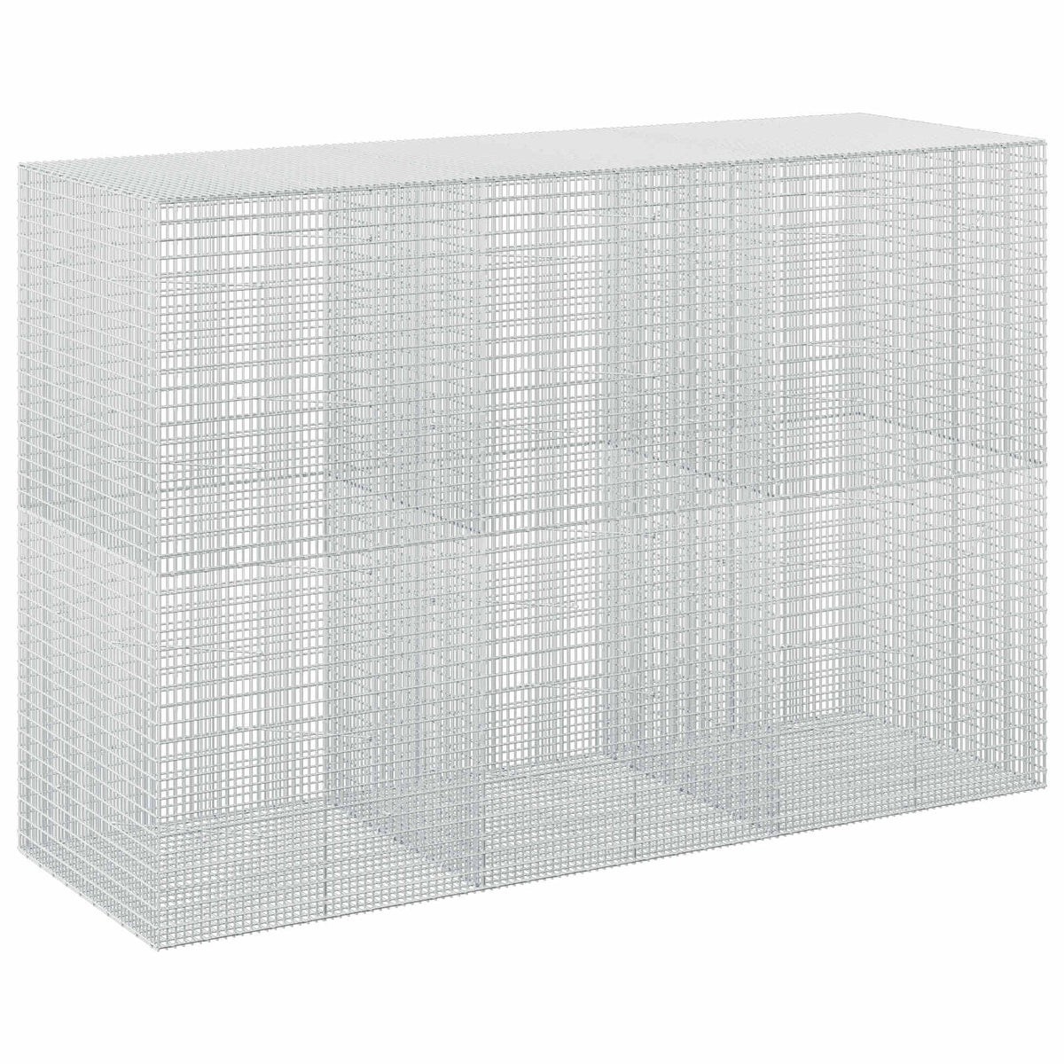 vidaXL Gabion z drutu 3,5 mm i siatką 5x2,5 cm 300x100x200 cm