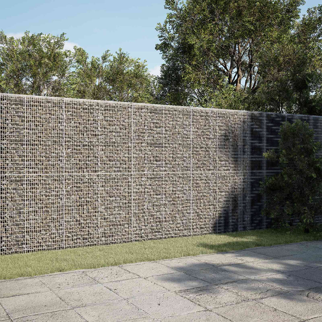 vidaXL Gabion z drutu 3,5 mm i siatką 5x2,5 cm 350x100x200 cm