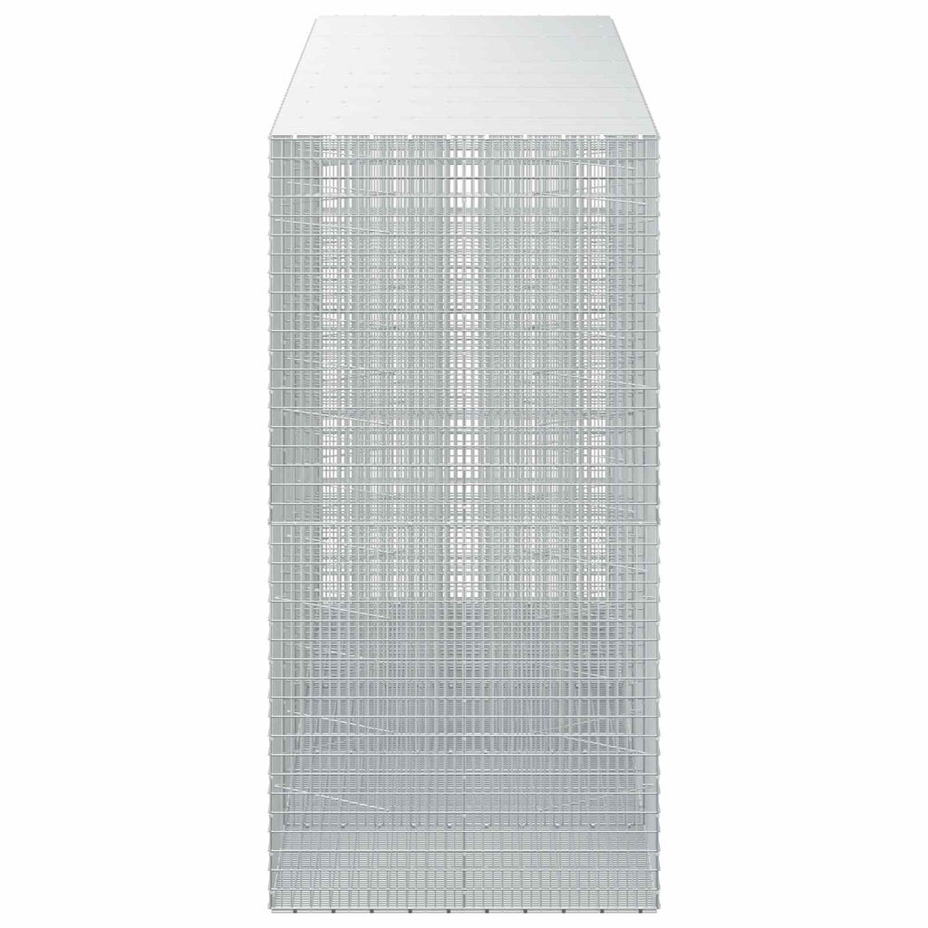 vidaXL Gabion z drutu 3,5 mm i siatką 5x2,5 cm 450x100x200 cm
