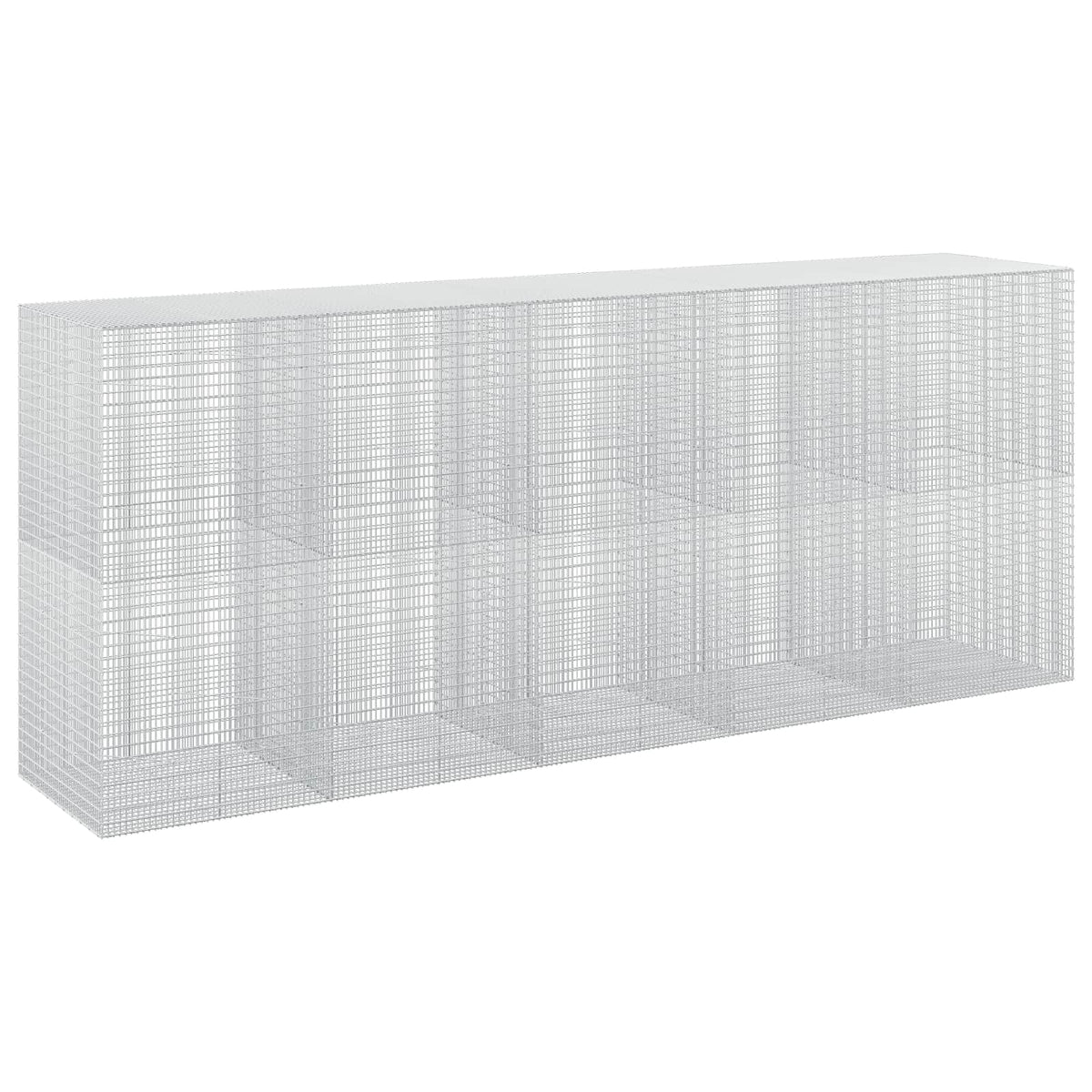vidaXL Gabion z drutu 3,5 mm i siatką 5x2,5 cm 500x100x200 cm