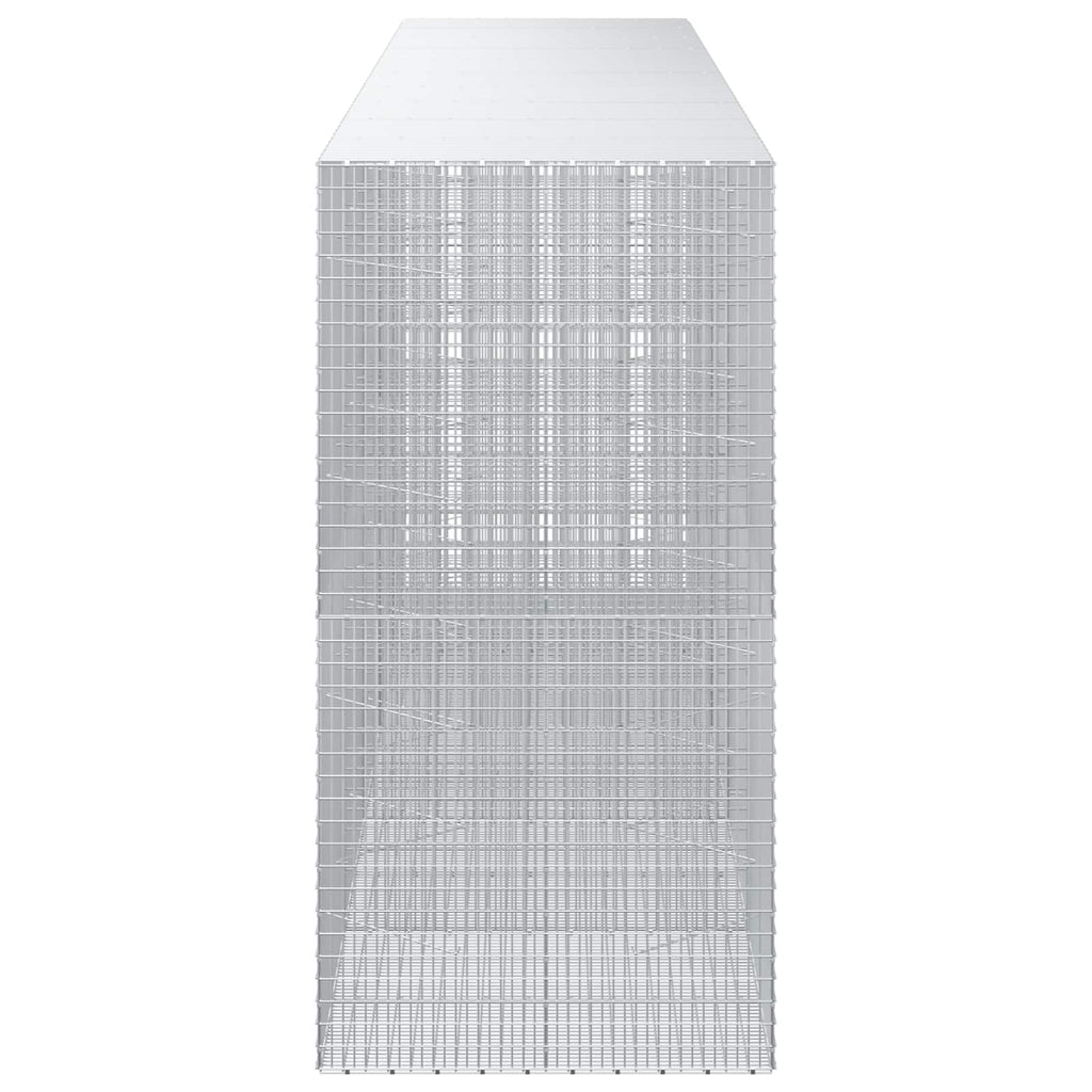 vidaXL Gabion z drutu 3,5 mm i siatką 5x2,5 cm 500x100x200 cm
