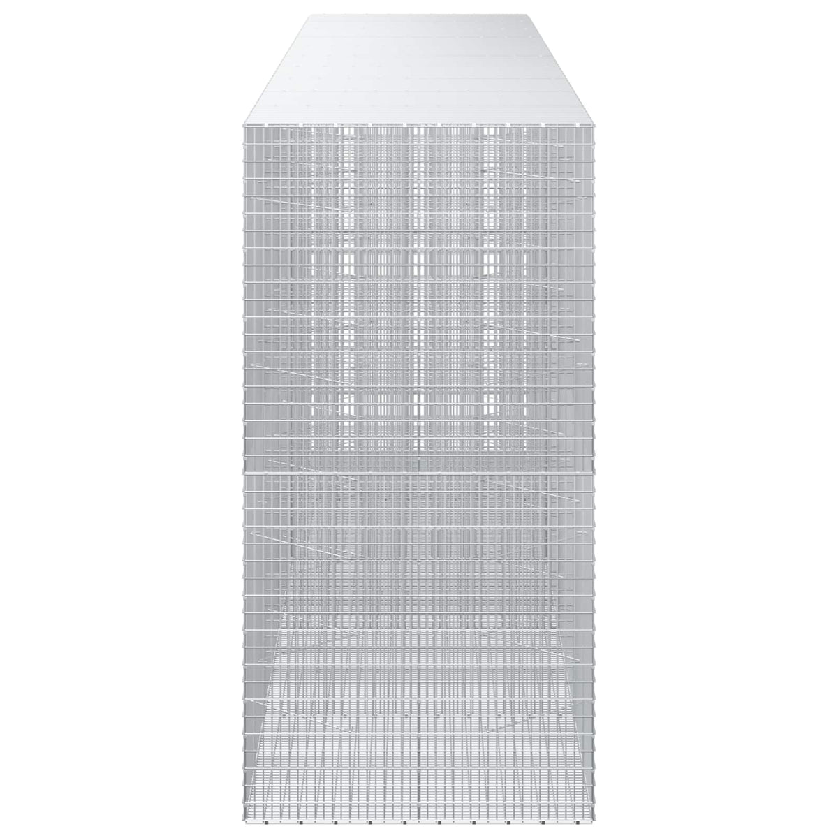 vidaXL Gabion z drutu 3,5 mm i siatką 5x2,5 cm 500x100x200 cm
