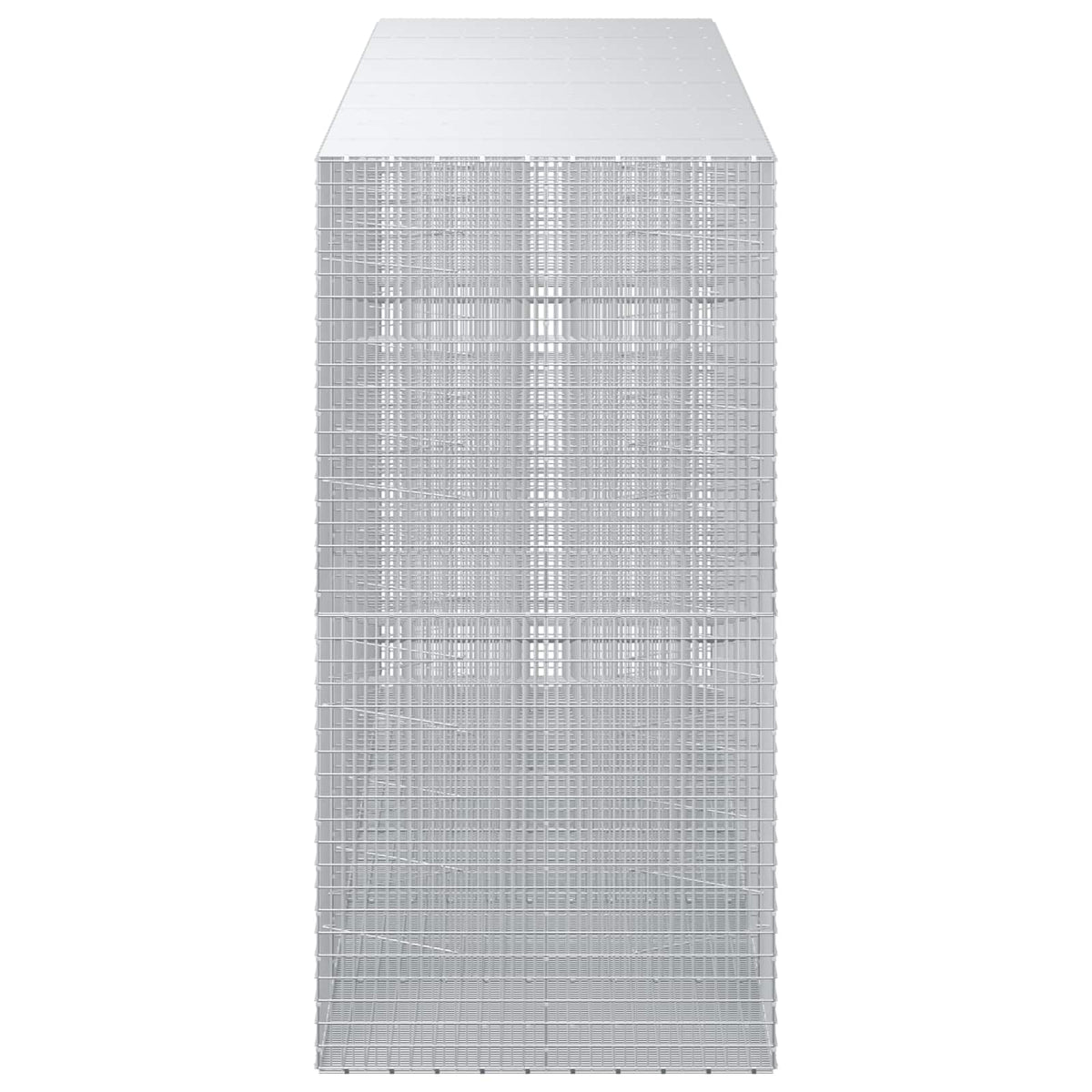 vidaXL Gabion z drutu 3,5 mm i siatką 5x2,5 cm 550x100x200 cm