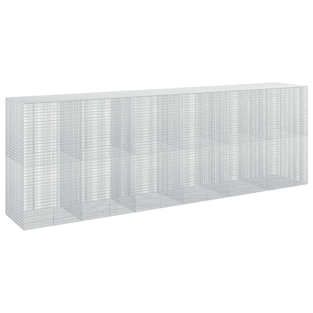 vidaXL Gabion z drutu 3,5 mm i siatką 5x2,5 cm 600x100x200 cm