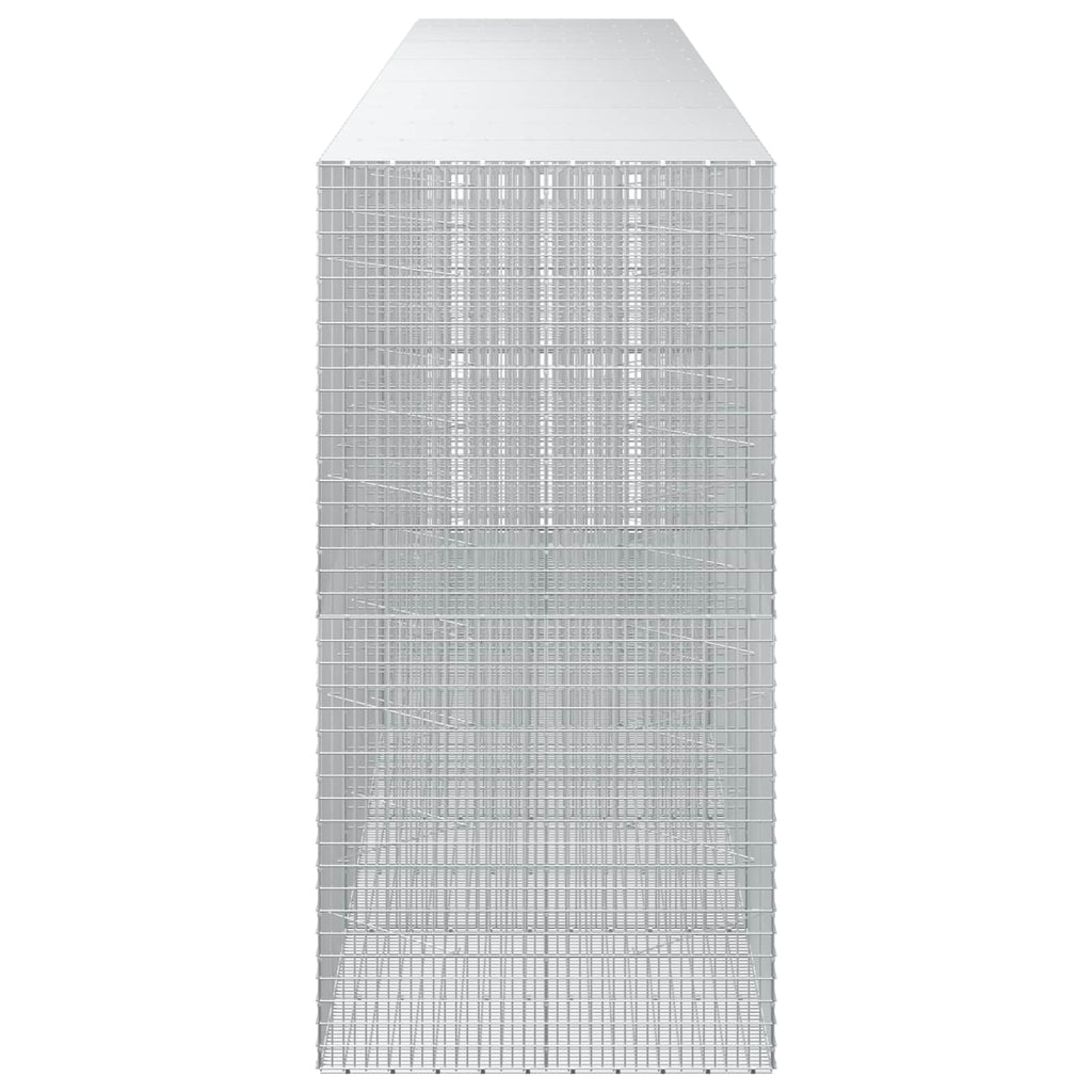 vidaXL Gabion z drutu 3,5 mm i siatką 5x2,5 cm 600x100x200 cm