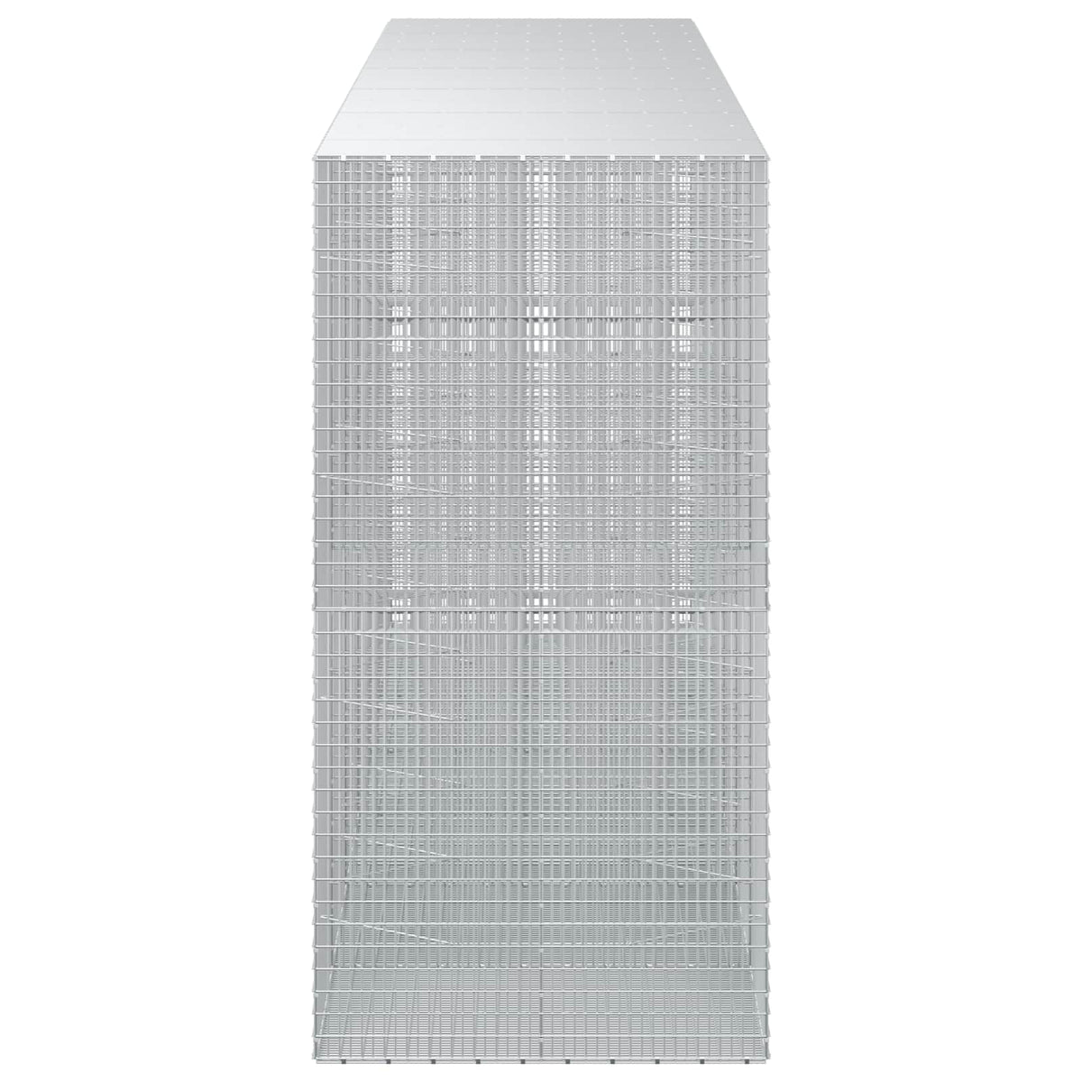 vidaXL Gabion z drutu 3,5 mm i siatką 5x2,5 cm 650x100x200 cm