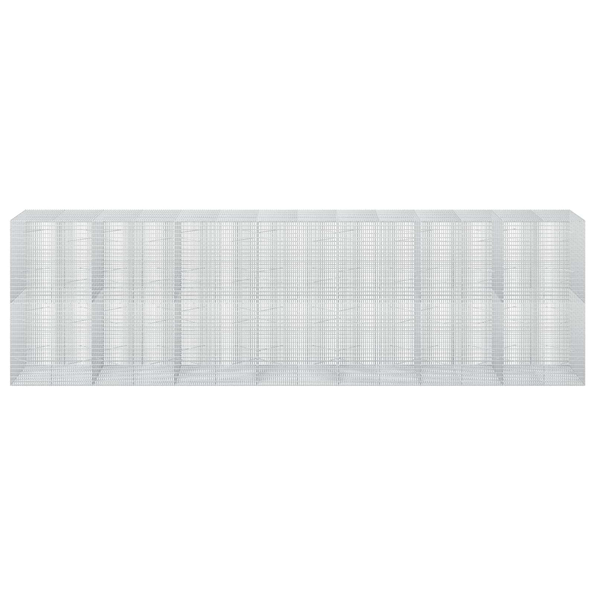 vidaXL Gabion z drutu 3,5 mm i siatką 5x2,5 cm 700x100x200 cm