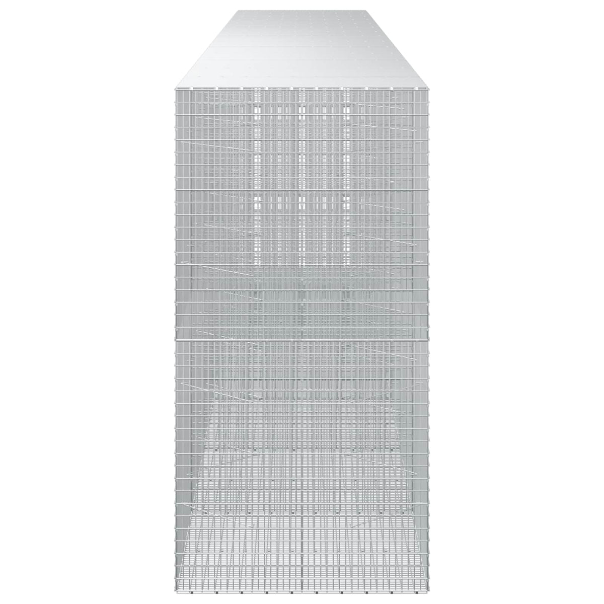 vidaXL Gabion z drutu 3,5 mm i siatką 5x2,5 cm 700x100x200 cm