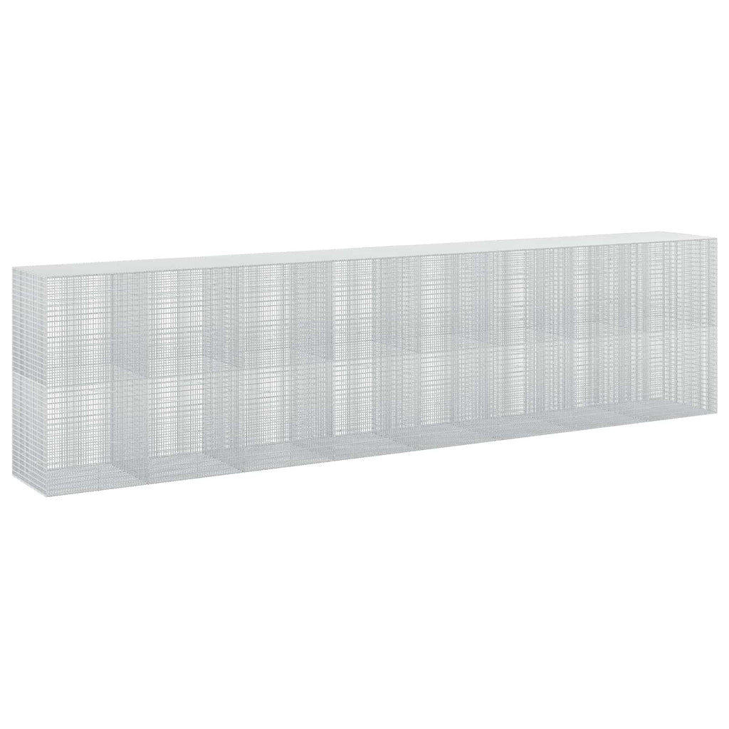 vidaXL Gabion z drutu 3,5 mm i siatką 5x2,5 cm 800x100x200 cm