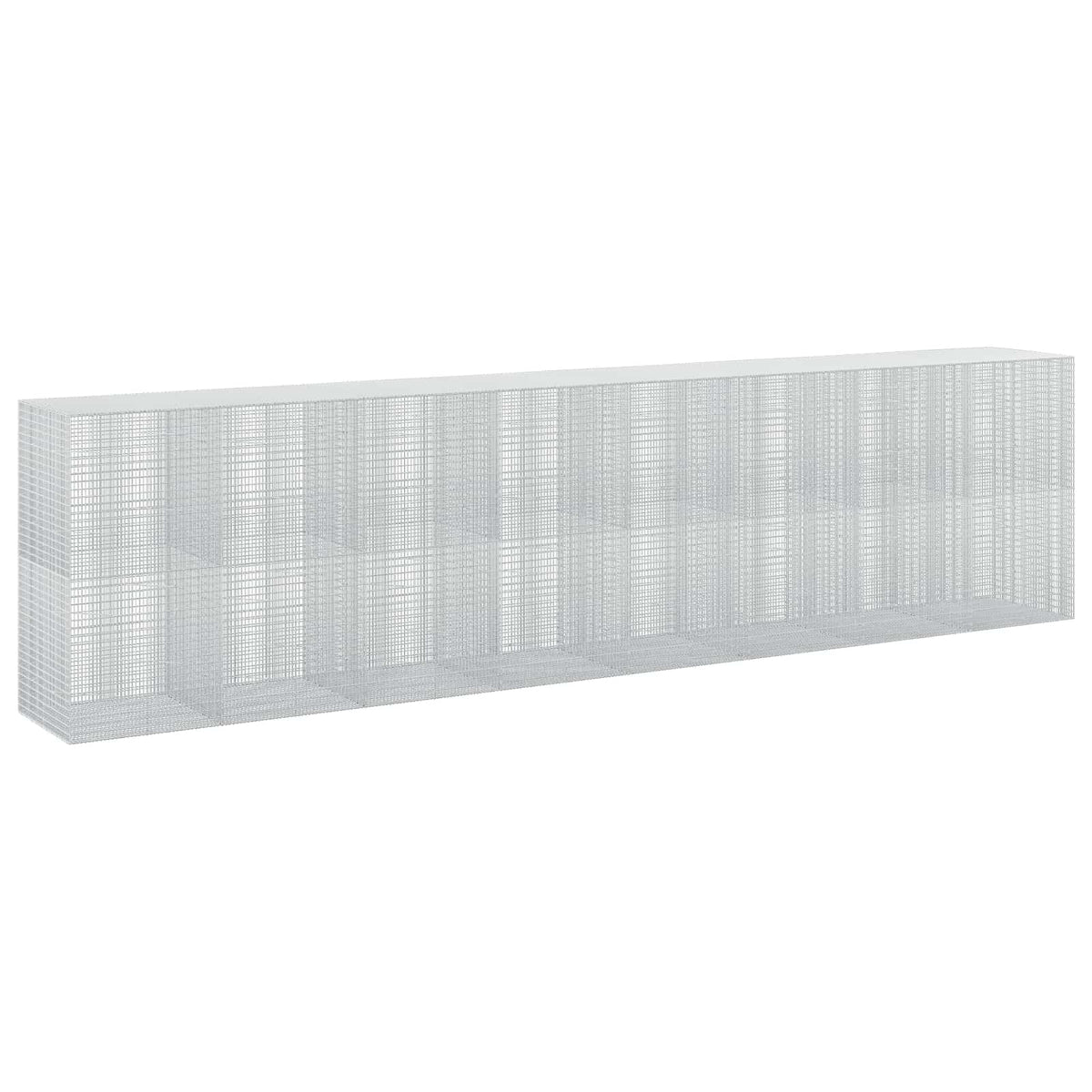 vidaXL Gabion z drutu 3,5 mm i siatką 5x2,5 cm 800x100x200 cm