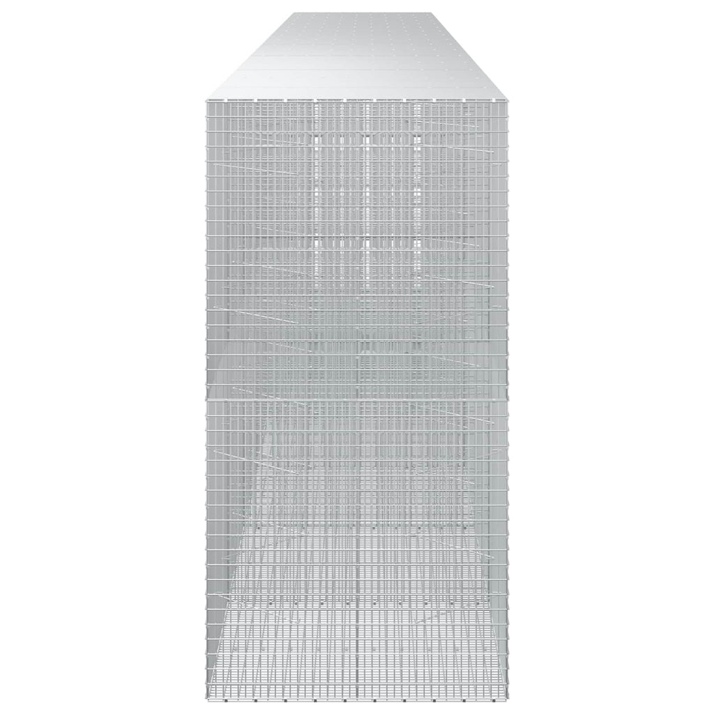 vidaXL Gabion z drutu 3,5 mm i siatką 5x2,5 cm 800x100x200 cm