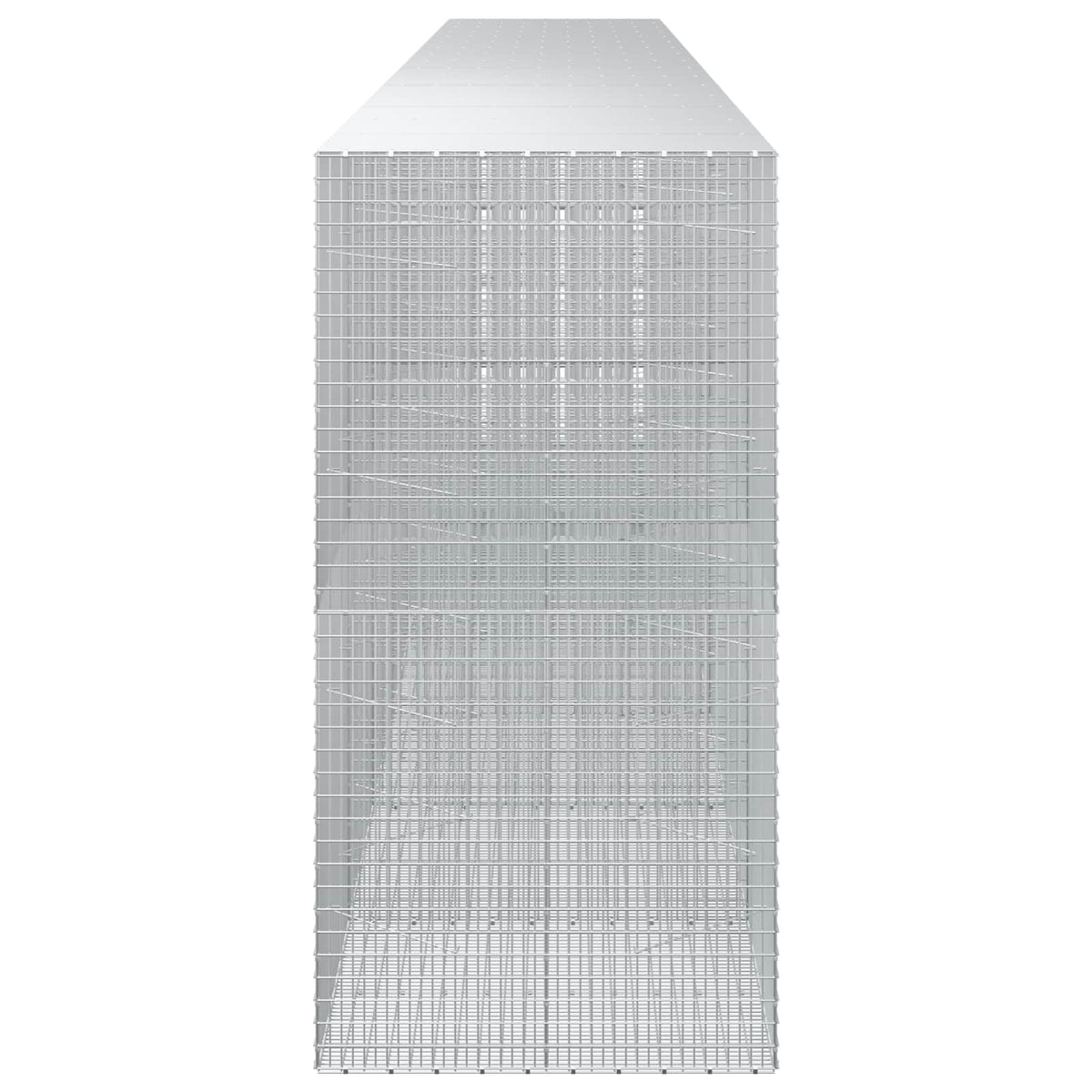 vidaXL Gabion z drutu 3,5 mm i siatką 5x2,5 cm 800x100x200 cm
