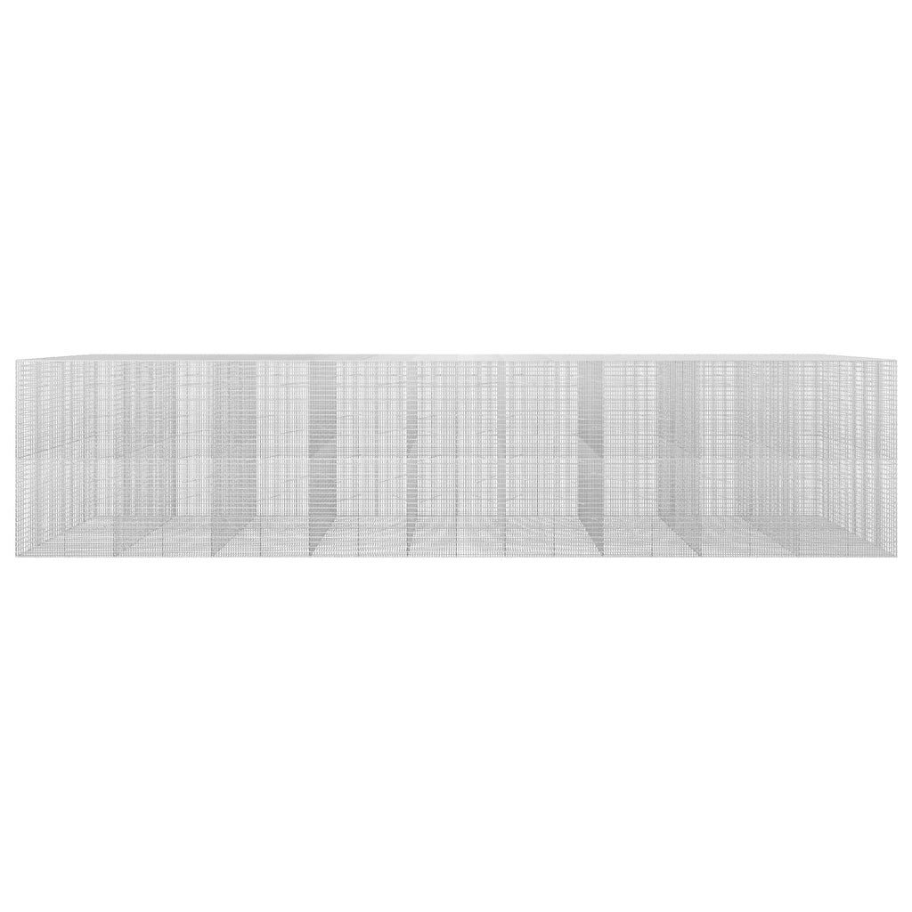vidaXL Gabion z drutu 3,5 mm i siatką 5x2,5 cm 900x100x200 cm