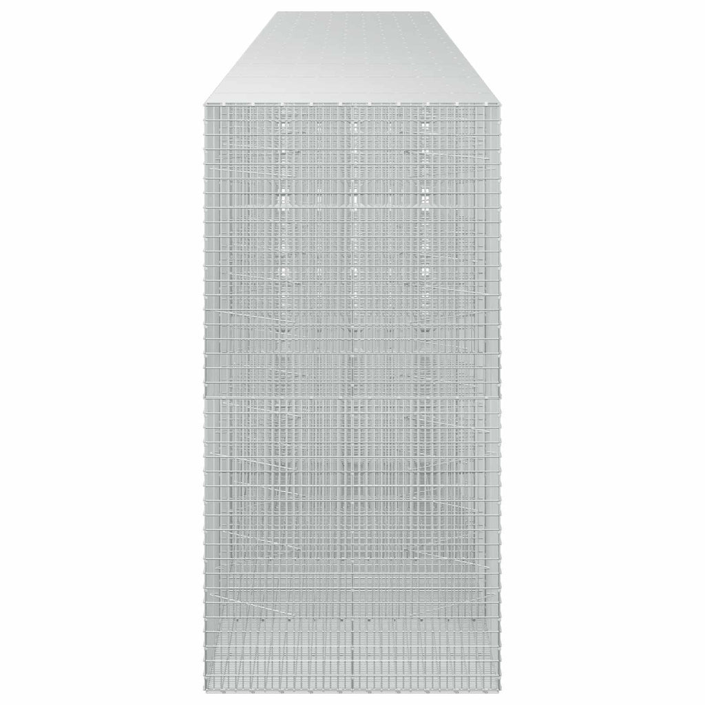 vidaXL Gabion z drutu 3,5 mm i siatką 5x2,5 cm 900x100x200 cm