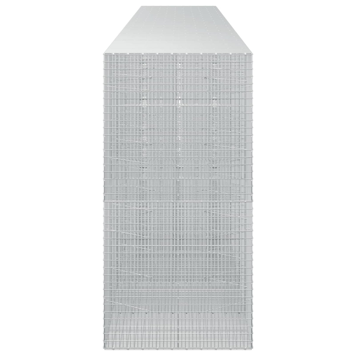 vidaXL Gabion z drutu 3,5 mm i siatką 5x2,5 cm 950x100x200 cm